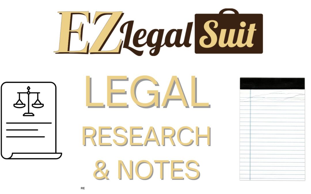 Legal Notes and Research